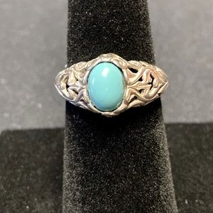 Lady’s Sterling and Turquoise Ring